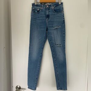 Levi’s high 721 rise skinny jeans